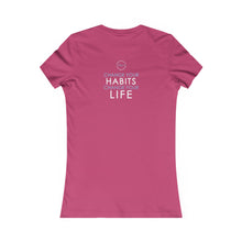 Load image into Gallery viewer, Team Platinum 2023 conference change your habits change your life Women&#39;s Favorite Tee
