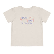 Load image into Gallery viewer, Health Coach in Training heartbeat Toddler Short Sleeve Tee
