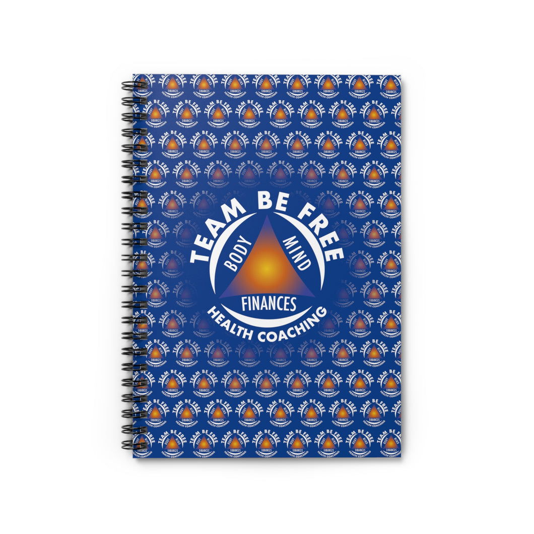 Team Be Free Spiral Notebook - Ruled Line