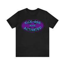 Load image into Gallery viewer, Kick Ass Mode Activated Fu@K Thyroid Cancer Unisex Jersey Short Sleeve Tee
