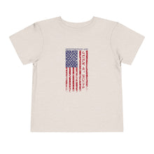 Load image into Gallery viewer, Independence Day USA Flag July 4th 2024 Toddler Short Sleeve Tee
