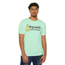 Load image into Gallery viewer, Squash Your Excuses Motivational Unisex CVC Jersey T-shirt
