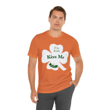 Load image into Gallery viewer, St. Patricks Day 2024 Kiss Me I am Irish Unisex Softstyle T-Shirt
