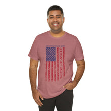 Load image into Gallery viewer, Independence Day July 4th 2024 USA Flag Unisex Jersey Short Sleeve Tee
