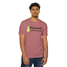 Load image into Gallery viewer, Squash Your Excuses Motivational Unisex CVC Jersey T-shirt
