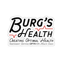 Load image into Gallery viewer, Burgs Health Kiss-Cut Stickers
