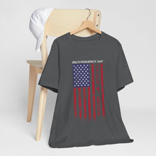 Load image into Gallery viewer, Independence Day July 4th 2024 USA Flag Unisex Jersey Short Sleeve Tee
