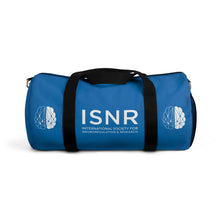 Load image into Gallery viewer, ISNR Neuroregulation Disciplines Duffel Bag - Blue Travel Bag
