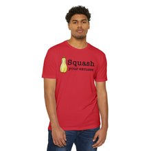 Load image into Gallery viewer, Squash Your Excuses Motivational Unisex CVC Jersey T-shirt
