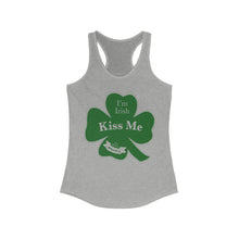 Load image into Gallery viewer, Kiss Me Im Irish Women&#39;s Ideal Racerback Tank
