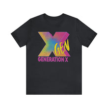 Load image into Gallery viewer, Generation X MTV Style Throwback Unisex Jersey Short Sleeve Tee
