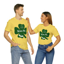 Load image into Gallery viewer, St. Patricks Day 2024 Kiss Me I am Irish Unisex Softstyle T-Shirt
