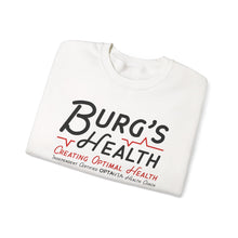 Load image into Gallery viewer, Health &amp; Wellness Crewneck Sweatshirt | Burg&#39;s Health | Fitness Gift, Cozy Unisex Sweatshirt, Wellness Apparel, Motivational Wear
