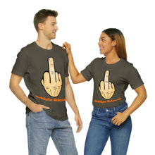 Load image into Gallery viewer, MS Middle Finger Unisex Jersey Crew Neck T-shirt
