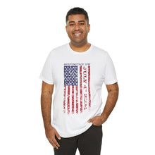 Load image into Gallery viewer, Independence Day July 4th 2024 USA Flag Unisex Jersey Short Sleeve Tee
