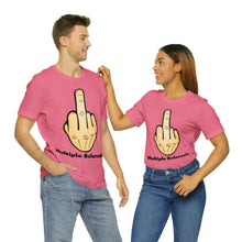 Load image into Gallery viewer, MS Middle Finger Unisex Jersey Crew Neck T-shirt

