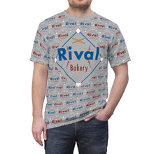 Load image into Gallery viewer, Rival Bakery Unisex Cut &amp; Sew Tee (AOP)
