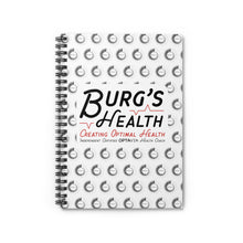 Load image into Gallery viewer, Burgs Health Spiral Notebook - Ruled Line
