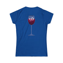 Load image into Gallery viewer, Denise is it 50 Birthday Celebration Women&#39;s Softstyle Tee
