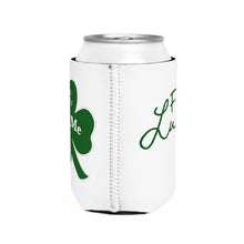 Load image into Gallery viewer, Kiss Me Im Irish Feeling Lucky St Pattys Can Cooler Sleeve
