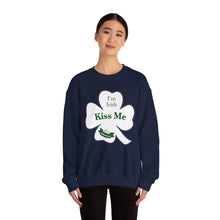 Load image into Gallery viewer, Kiss Me I’m Irish St Patrick’s Day Unisex Heavy Blend™ Crewneck Sweatshirt
