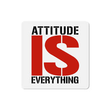 Load image into Gallery viewer, Attitude IS Everything red black Die-Cut Magnets
