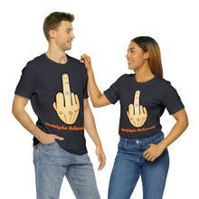 Load image into Gallery viewer, MS Middle Finger Unisex Jersey Crew Neck T-shirt
