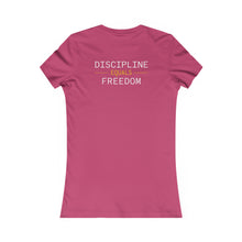 Load image into Gallery viewer, Health Coach heartbeat discipline equals freedom Women&#39;s Favorite Tee
