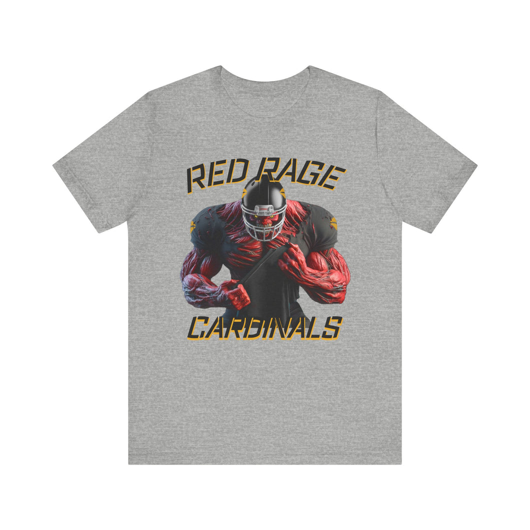 Cardinals Red Rage Personalized Unisex Tee