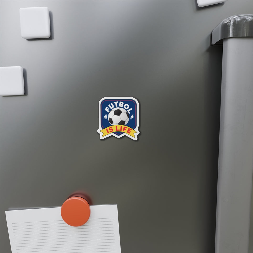 Futbol Is Life Die-Cut Magnets