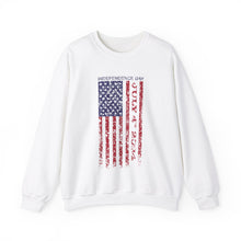 Load image into Gallery viewer, Independence Day USA Flag July 4th 2024 Unisex Heavy Blend™ Crewneck Sweatshirt
