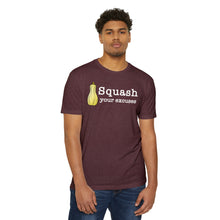 Load image into Gallery viewer, Squash Your Excuses Motivational Unisex CVC Jersey T-shirt
