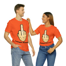 Load image into Gallery viewer, MS Middle Finger Unisex Jersey Crew Neck T-shirt

