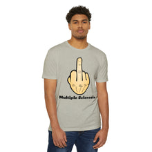 Load image into Gallery viewer, Middle Finger Multiple Sclerosis Unisex CVC Jersey T-shirt
