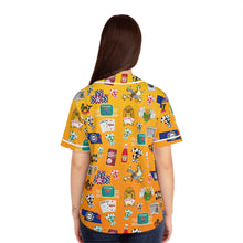 Load image into Gallery viewer, What’s Wild Fun Women&#39;s Baseball Jersey with Colorful Game-Inspired Design
