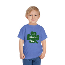 Load image into Gallery viewer, Kiss Me I’m Irish St Patrick’s Day Toddler Short Sleeve Tee
