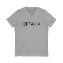 Load image into Gallery viewer, Optavia Unisex Jersey Short Sleeve V-Neck Tee
