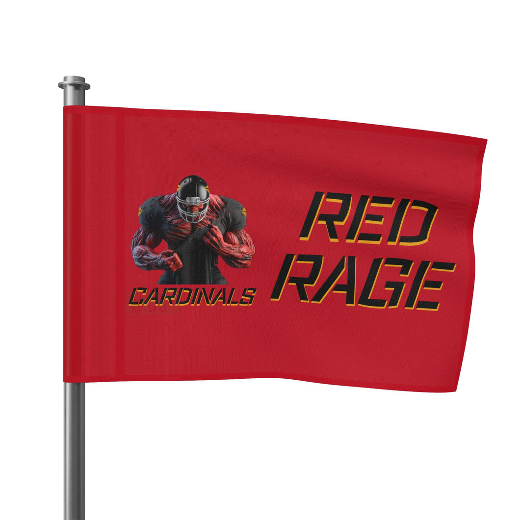 Cardinals Red Rage Flag Red