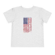 Load image into Gallery viewer, Independence Day USA Flag July 4th 2024 Toddler Short Sleeve Tee
