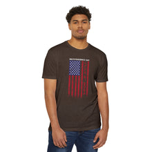 Load image into Gallery viewer, Independence Day USA Flag July 4th 2024 Unisex CVC Jersey T-shirt
