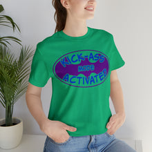 Load image into Gallery viewer, Kick Ass Mode Activated Fu@K Thyroid Cancer Unisex Jersey Short Sleeve Tee
