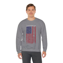 Load image into Gallery viewer, Independence Day USA Flag July 4th 2024 Unisex Heavy Blend™ Crewneck Sweatshirt
