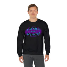 Load image into Gallery viewer, Kick Ass Mode Activated F Cancer Unisex Heavy Blend™ Crewneck Sweatshirt
