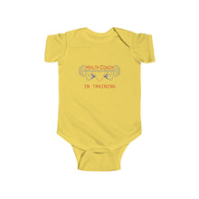 Load image into Gallery viewer, Health Coach In Training Muscle Infant Fine Jersey Bodysuit
