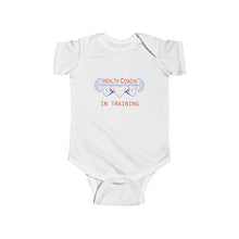 Load image into Gallery viewer, Health Coach In Training Muscle Infant Fine Jersey Bodysuit
