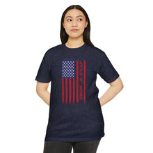 Load image into Gallery viewer, Independence Day USA Flag July 4th 2025 Unisex CVC Jersey T-shirt
