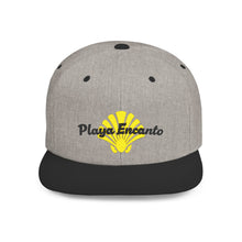 Load image into Gallery viewer, Playa Encanto Flat Bill Snapback Hat - Stylish Summer Cap for Beach Lovers
