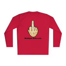 Load image into Gallery viewer, Middle Finger Multiple Sclerosis Unisex Lightweight Long Sleeve Tee
