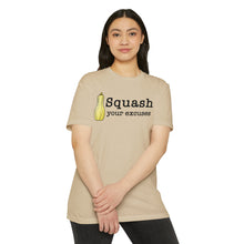 Load image into Gallery viewer, Squash Your Excuses Motivational Unisex CVC Jersey T-shirt
