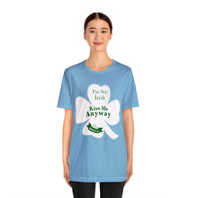 Load image into Gallery viewer, St. Patricks Day 2024 I am Not Irish Kiss Me Anyway Unisex Softstyle T-Shirt
